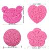 Pintura com Textura de Espuma para Crianças DIY Polpa de Madeira Algodão Caneta Marcadora Criativa Pintura Rosto Compactado Esponja de Limpeza Feminino Brinquedo DIY