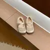 Zapatos Pequeños de Cuero para Niñas 2026 Nuevo Modelo Primavera Zapatos Planos de Malla Hueca para Niños Zapatos de Princesa Transpirables para Bebé Suela Suave