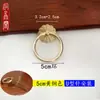 Anel Redondo para Gaveta de Cobre Puro Alça de Cobre Estilo Chinês Retrô Puxador de Porta de Armário Puxador de Gaveta de Armário Anel de Puxar Alça Totalmente de Cobre Antiga