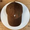 2024 Nuevo gorra de béisbol bordada 7 para hombre y mujer de ala ancha copa alta que hace que la cara se vea pequeña gorra con visera moda coreana gorra de béisbol