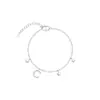 Diseño de Nicho Pulsera de Estrella y Luna para Mujer Personalidad Simple Corazón de Niña Fantasía Mori Mejor Amiga de Estudiante Pulsera
