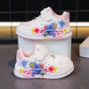 Tenis Bajos para Niña, Transpirables, Cómodos, Casuales y Versátiles, Zapatos para Bebé y Niños Pequeños, Zapatos Planos de Caricatura para Niñas Pequeñas