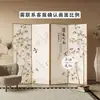 Aleación de Aluminio Mampara de Pantalla Sala de Estar Lujo Ligero Simple Moderno Estilo Chino Plegable Móvil Paisaje Hotel Oficina Pantalla