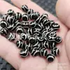 Ágata Blanco y Negro Onda de Agua Dzi Cuentas Redondas Jade Cuentas Sueltas DIY 8 mm Accesorios para Joyería Cuentas de Jade Hechas a Mano Venta al por Mayor