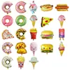 Nuevo Cono de Helado de Caramelo Rosquilla Dulce Globo de Papel de Aluminio Decoración de Fiesta de Cumpleaños Globo Globo de Cumpleaños de Dibujos Animados