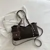 Bolso de Nicho Retro Transfronterizo para Mujer 2026 Invierno Nuevo Bolso de Hombro Casual para el Trabajo Bolso Tipo Almohada Elegante de Moda Bolso Tote