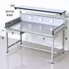Mesa de Trabajo Antiestática de Acero Inoxidable Taller de Moldeo por Inyección de Fábrica Mesa de Operación Mesa de Empaque Mesa de Inspección de Calidad con Mesa de Reparación Ligera