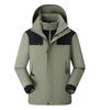 Roupas Rush com logotipo impresso três em um, roupas de esqui para montanhismo ao ar livre, macacão à prova de vento, à prova de chuva e à prova d'água, personagens impressos