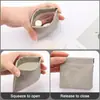 Estuche para Auriculares, Bolsa de Almacenamiento para Cables de Datos, Estuche de Cuero, Cuero PU, Joyería de Perlas, Lápiz Labial, Cierre Automático de Primavera Bolso Dorado