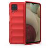 En stock aplicable a Samsung A12 funda protectora para teléfono móvil resistente a caídas escudo mágico Samsung m12 funda protectora resistente a caídas con sensación de piel