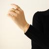 Colgante de Cadena Ins de Estilo Europeo y Americano, Versátil y Único Diseño de Cadena Hueso de Serpiente 18K, Conjunto de Joyería de Collar y Pulsera de Moda
