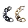 Cadena Acrílica 17*23mm Color Macarrón Cadena Grande para Bolso Cadena Colorida Accesorios Accesorios para Joyería DIY Venta al por Mayor
