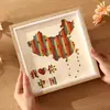 Materiales DIY para pintura en tejido de bambú del Festival de Medio Otoño y Día Nacional, decoraciones para marcos de fotos, regalos especiales para actividades de team building para padres e hijos