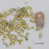 Libro Rojo Pequeño Arte de Uñas Redondo Corte Rosa Circonia Polvo Claro Champaña Multifacético Corte Plano Fondo Plano Diamante para Uñas Accesorios de Diamante Venta al por Mayor