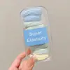 Gomas para el Cabello Color Café para Niñas, Cola de Caballo Alta Semi-Atada o Completamente Atada, Bandas Elásticas para el Cabello Melard, Anillos Elásticos de Alta Elasticidad para Niños Niñas