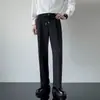 Pantalones anchos de pierna recta estilo coreano para hombre con caída, pantalones de moda juvenil para primavera y otoño, populares pantalones largos para hombre