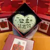 Adorno de Oro Puro 999 con Acabado de Lujo, Creativo Diseño de Rosa, Regalo de San Valentín, Artículo de Regalo, Souvenir con Alto Valor Estético