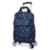 Bolsa de Viaje con Carrito de Ruedas Universal Viajes de Corta Distancia Bolsa de Viaje de Gran Capacidad Hombres y Mujeres Impermeable Bolsa de Equipaje de Mano Venta al por Mayor