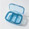 Mini Caja de Medicina Portátil Lujo Ligero Alta Apariencia Mini Caja de Almacenamiento para Llevar a Mano a Prueba de Polvo a Prueba de Humedad Alto Sellado Caja con Compartimentos de Silicona