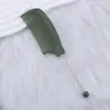 Pente Criativo DIY com Contas, Pente Portátil Curvo de Plástico Doméstico com Cauda Pontiaguda, Pente Fino Liso para Cachear Cabelo, Cuidados com o Cabelo no Atacado