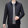 Chaqueta de plumón de pato blanco de moda sin miedo a la valentía talla extra para hombre con solapa a prueba de frío abrigo cálido una chaqueta dos usos