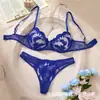 Lencería Transparente de Entrepierna Abierta Sin Quitarse Que Se Puede Combinar con Calcetines, Ropa Interior Sexy, Sujetador con Aros de Tres Puntos, Entrega Directa de Fábrica