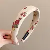 Diadema de Copa Alta y Ala Ancha para Mujer, Accesorio para el Cabello Versátil de Gama Alta para Otoño e Invierno, Pinza para el Cabello de Esponja de Moda y Elegante