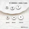 Espaciador Pulido de Precisión con Cuentas de Acero de Titanio para Ruedas Recubrimiento al Vacío de Oro de 18K Alta Retención de Color Accesorios para Joyería DIY Venta al por Mayor