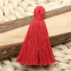 Color Sólido Corto Algodón Regenerado Sin Cabeza Borla 6cm Dinastía Han Decorativo Bolsita Accesorios Venta al por Mayor Gran Cantidad y Buen Precio