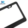 Marco de Placa de Matrícula Americano de Venta Caliente Marco de Placa de Matrícula Espesado de Fibra de Carbono Aleación de Aluminio Acero Inoxidable Marco de Placa de Matrícula Americano Se Puede Agregar Logo