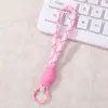 Novo Lanyard para Celular com Bloqueio de Cores Dopamina Pingente Chaveiro de Miçangas DIY Boneca Estatueta Pingente para Bolsa de Garrafa de Água