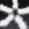 Bola de Pelo de Visón Real 3*7cm Pajarita Pompones de Visón Bola de Pelo de Conejo Accesorio para el Cabello de Lazo DIY con Elementos de Estilo Nacional