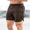 Shorts de fitness Muscle maiba para hombre, pantalones de cinco puntos, deportivos, para correr, entrenamiento, finos, holgados, transpirables, casuales, primavera y verano