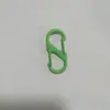 Mosquetão Colorido Pintado em Forma de S Fivela em Forma de 8 Fivela de Mola Dupla Ponta em Forma de S Liga de Zinco Fivela de Conexão para Joias DIY Chaveiro
