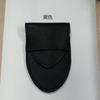 Estojo de couro personalizado para cortador de charutos pode ser impresso com logotipo, materiais e cores opcionais, capa protetora para cortador de charutos