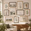 Moldura de Foto de Madeira Grande Tamanho Moldura em Branco 16 Polegadas A3 Suspensão na Parede Pintura Decorativa Criativa para Fotos Sensação de Alto Padrão Fabricante Atacado