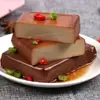 Las tiras de huevo con sabor a soja son saludables y nutritivas, listas para comer como salteado o plato frío, con una textura masticable y elástica.. Son un producto a base de huevo, no hecho de soya