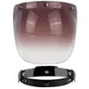 Óculos à Prova de Vento com Lentes Bolha, Óculos de Sol Transparentes Meio Capacete, Óculos à Prova de Vento, 4 Capacetes, Capacete Bobo Retro Universal 3