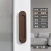 Porta deslizante sem perfuração, maçaneta autoadesiva, porta de vidro da janela, porta de cobertura da porta da cozinha, maçaneta da porta deslizante, pasta adesiva dupla face
