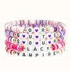 Pulsera para Fans de OLIVIA RODRIGO Cruce de Fronteras Amor Morado Pulsera del Álbum de Olivia Rodrigo
