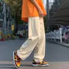 Pantalones de hombre transfronterizos, nuevos estilos de primavera/otoño, moda masculina de tendencia de corte holgado inspirada en Hong Kong, pantalones largos de pierna recta y pierna ancha de color liso, pantalones casuales