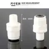 Conector sin tarjeta accesorios para purificador de agua conector 2 puntos enchufe rápido a 1 punto conector de diente externo 2 puntos conector PE 1042 recto
