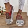 Comércio Exterior Transfronteiriço Outono e Primavera 2024 Tamanho Grande Sapatos Casuais Mocassins Femininos Sola Grossa Planos Strass Moda Sapatos Femininos