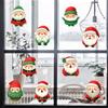 PH-QT1274 Comercio exterior transfronterizo Pegatinas navideñas Fondo de fiesta navideña Pegatinas decorativas Ventanas Puertas y ventanas Pegatinas de pared