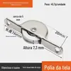 Fábrica por atacado polia montanha groove porta deslizante trilha vidro polia duplo volante de aço inoxidável vidro deslizante roldana da porta deslizante