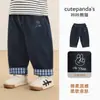 Ropa Infantil Panda Kaka Pantalones Tejidos para Niños Pantalones Casuales para Niños Ropa de Otoño para Niñas Pantalones Largos de Algodón Puro para Bebé Modernos