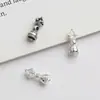 Prata Esterlina S925 Prata Tailandesa Estilo Xizang Vajra Sino Contas Espaçadoras para Pulseira Colar de Corda Trançada DIY Acessórios de Contas Soltas