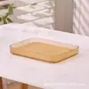 Bandeja Drenante de Água Plástica Criativa, Simples Bandeja de Gotejamento para Copo de Água e Chaleira, Armazenamento de Conjunto de Copos de Vidro e Xícaras de Chá Doméstico
