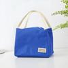 Bolsa Térmica de Pintura de Color Sólido Bolsa Sencilla de Tela Oxford para Picnic al Aire Libre Bolsa de Almuerzo para Oficinista Venta al por Mayor