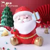 Porta lápices de Santa Claus con luz nocturna, nuevo producto transfronterizo, decoración creativa para Nochebuena, regalo para niños, venta al por mayor